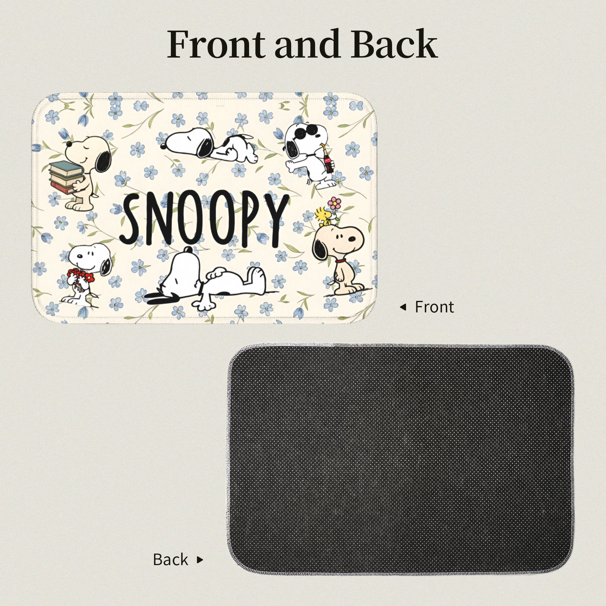 Custom Cute Cartoon S-Snoopys  – Home Bathroom Mats recenzja i cena