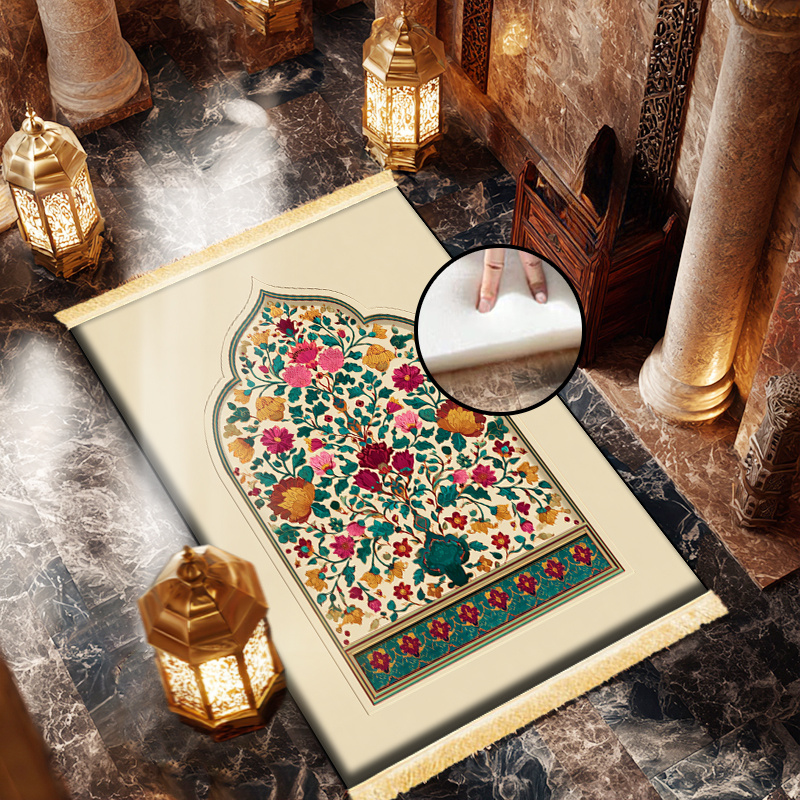 VIKAMA Arabic Floral Muslim Pr – Home Bathroom Carpet recenzja i cena