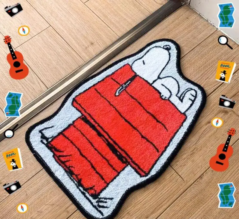 Cute Snoopy Cartoon Floor Mat  – Home Bathroom Mats recenzja i cena