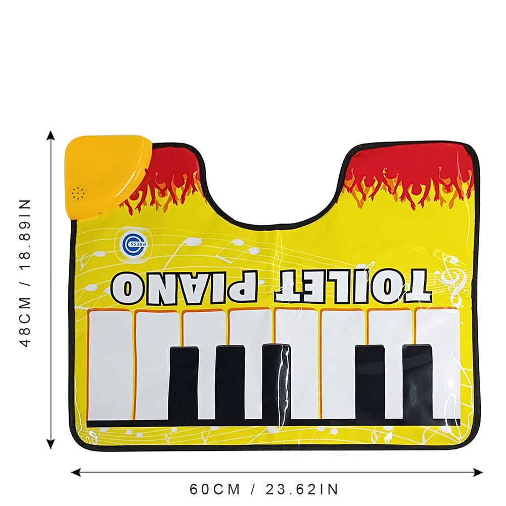 Toilet Piano Mat Novelty Potty – Home Bathroom Carpet recenzja i cena