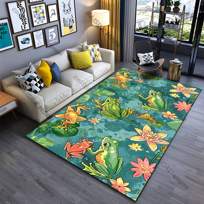 Frogs flowers nature vibrant d – Home Toilet Bathroom Design recenzja i cena