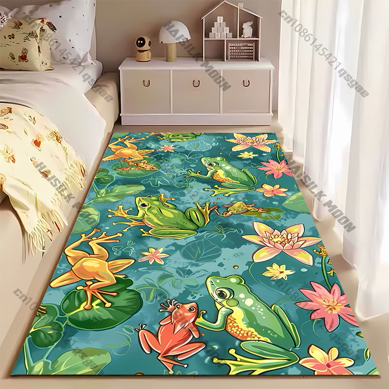 Frogs flowers nature vibrant d – Home Toilet Bathroom Design recenzja i cena