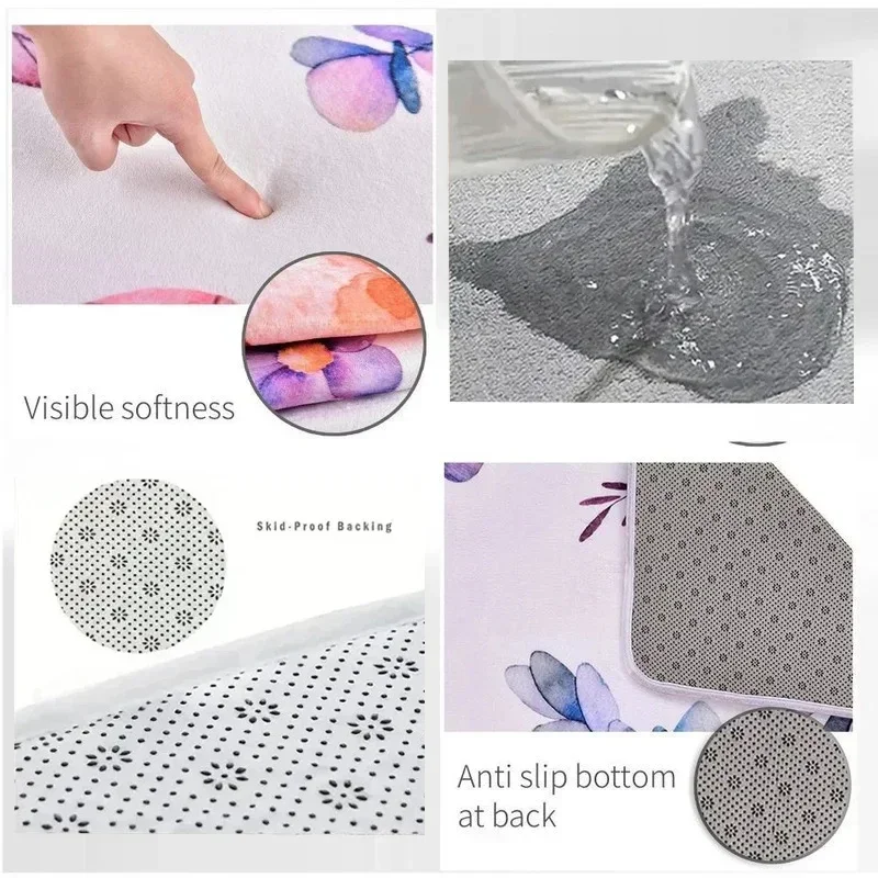 Retro Design Carpet for Living – Home Toilet Bathroom Design recenzja i cena