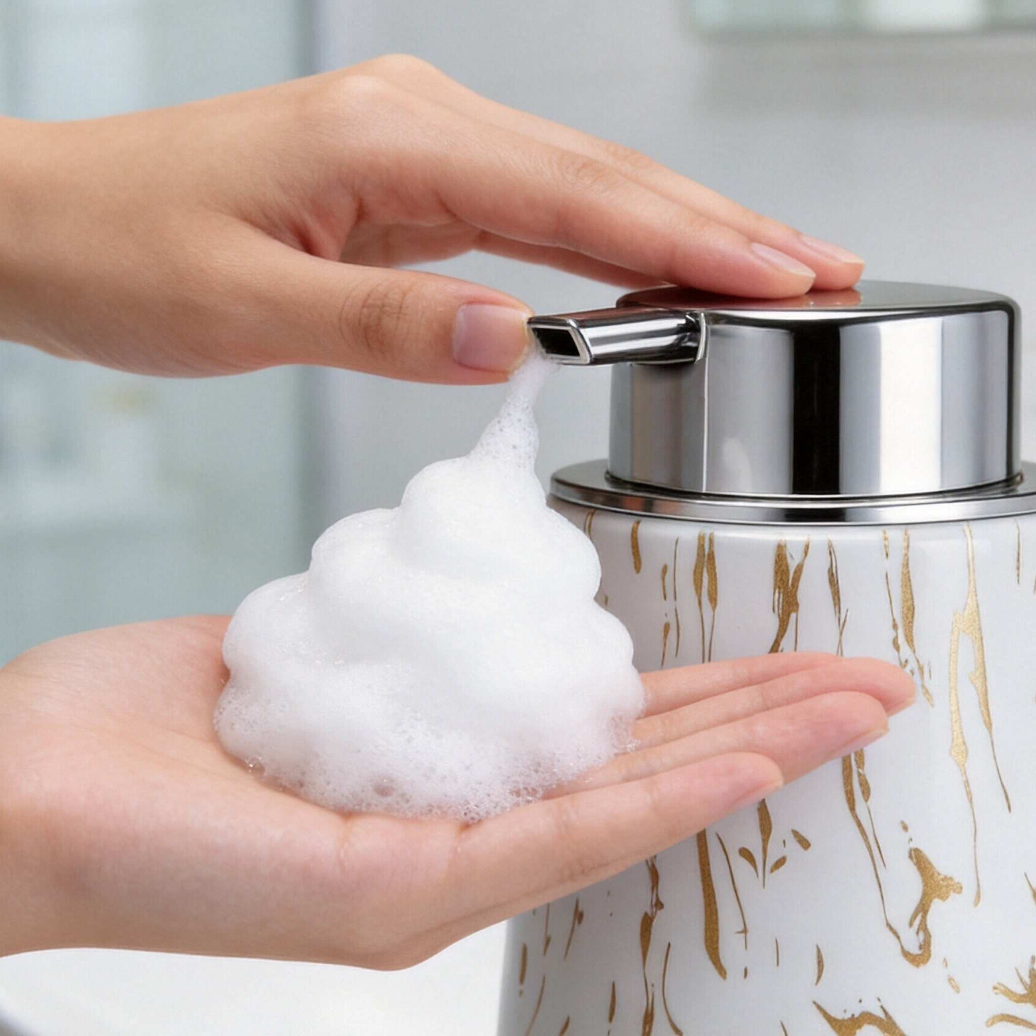 Elegant Bathroom Foam Soap Dis – Home Bathroom Soap Dispenser recenzja i cena