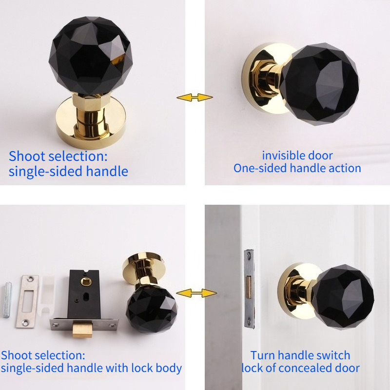 Crystal Glass Spherical Lock B – Home Hardware Bathroom Accessories recenzja i cena