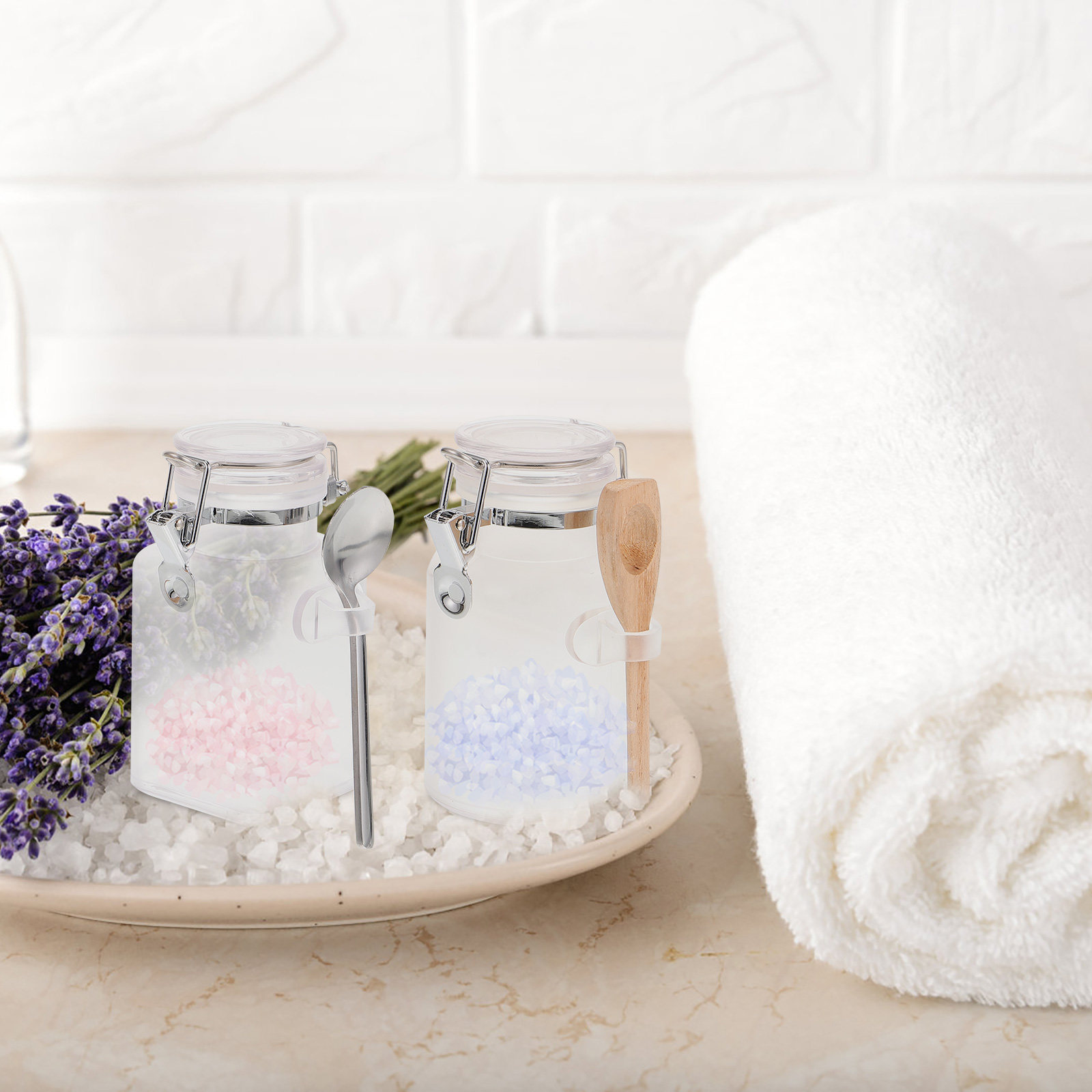 2Sets Exquisite Craftsmanship  – Bath Salts Jar recenzja i cena
