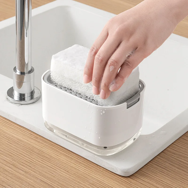 Soap Dispenser With Sponge Hol – Home Bathroom Soap Dispenser recenzja i cena