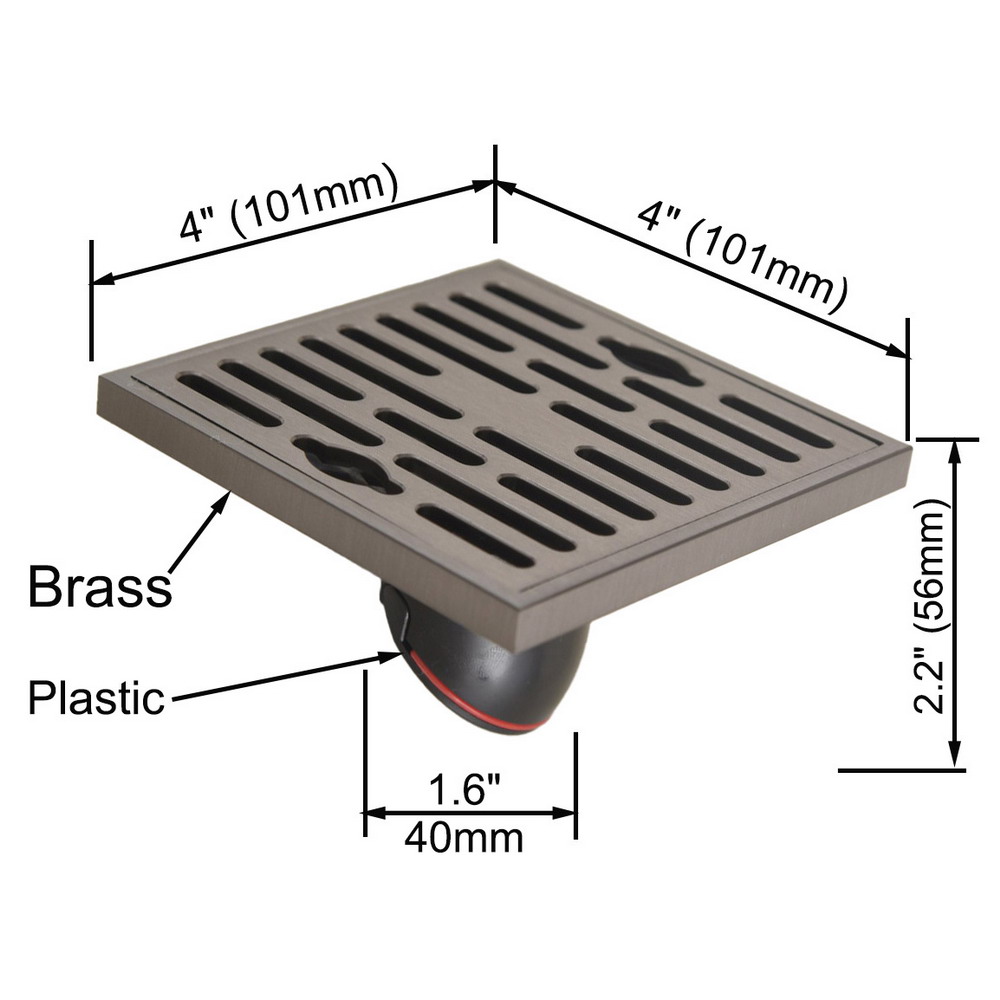 Modern Square Floor Drain Bath – Home Hardware Bathroom Accessories recenzja i cena