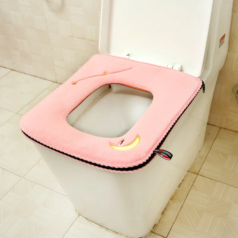 Square with Zipper Home Toilet – Home Bathroom Mats recenzja i cena