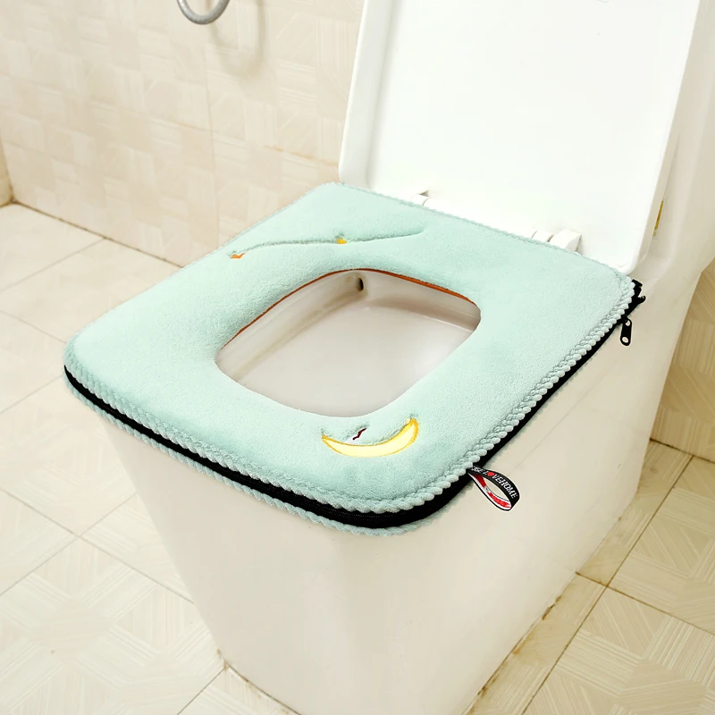 Square with Zipper Home Toilet – Home Bathroom Mats recenzja i cena