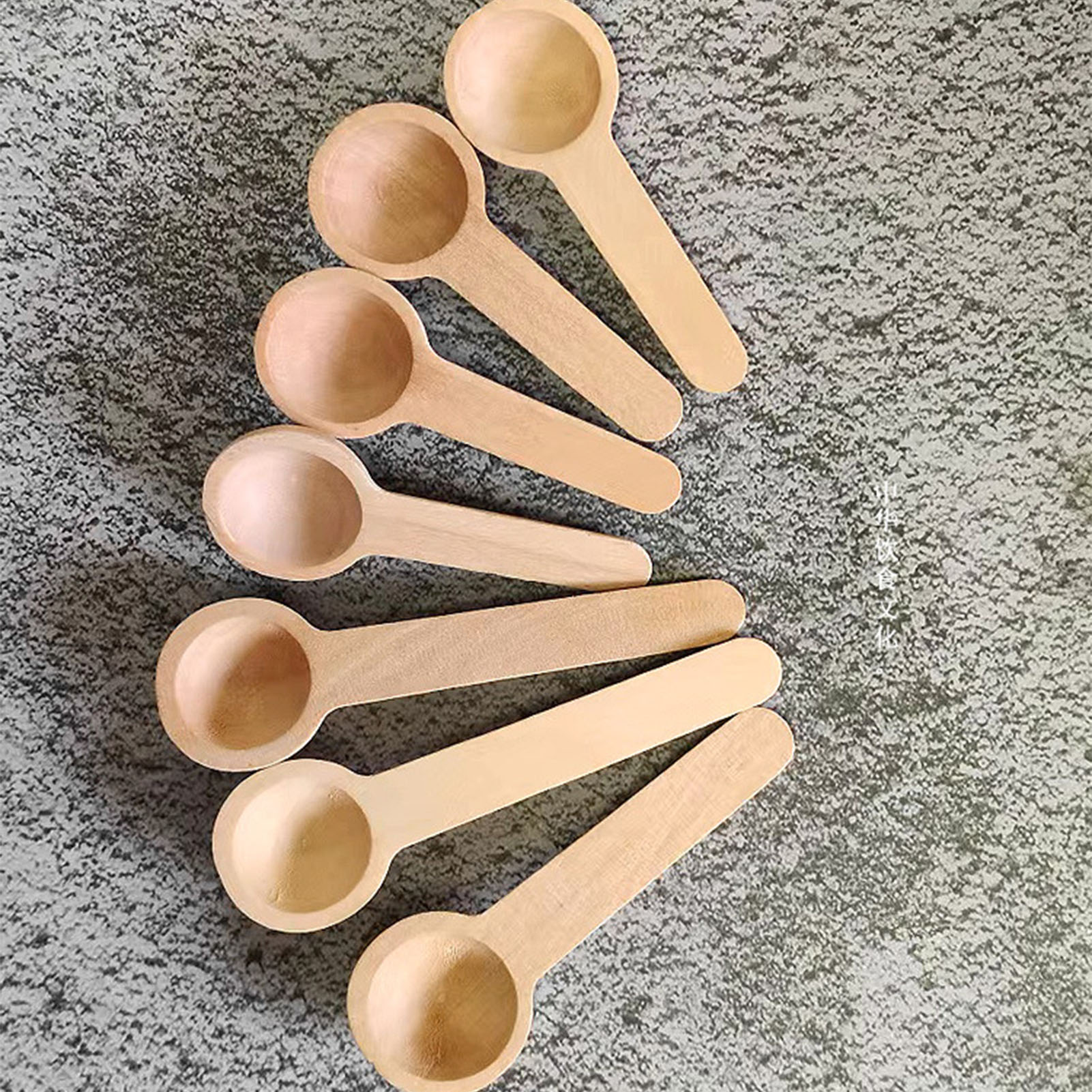 5Pcs Small Wooden Spoons Mini  – Bath Salts Jar recenzja i cena