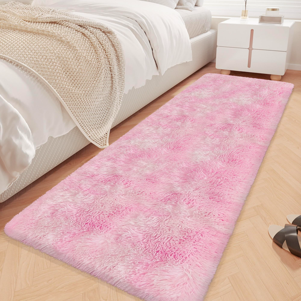 VIKAMA Gradient Blue Fluffy Ru – Home Bathroom Carpet recenzja i cena