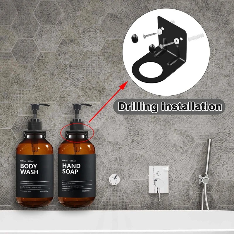 2PCS 500ml Soap Dispenser With – Home Bathroom Soap Dispenser recenzja i cena