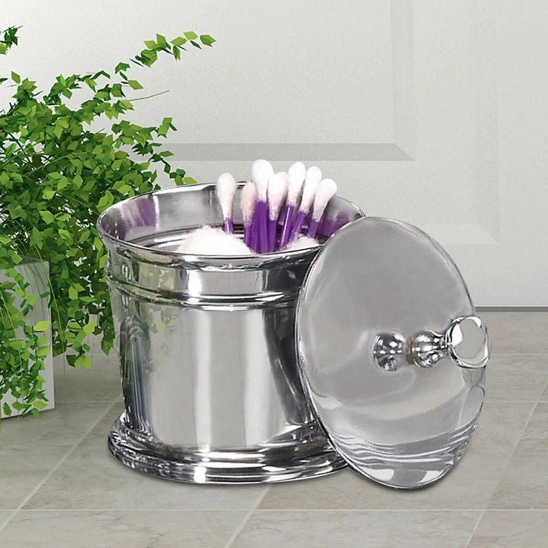 Chrome Finish Stainless Steel  – Bath Salts Jar recenzja i cena