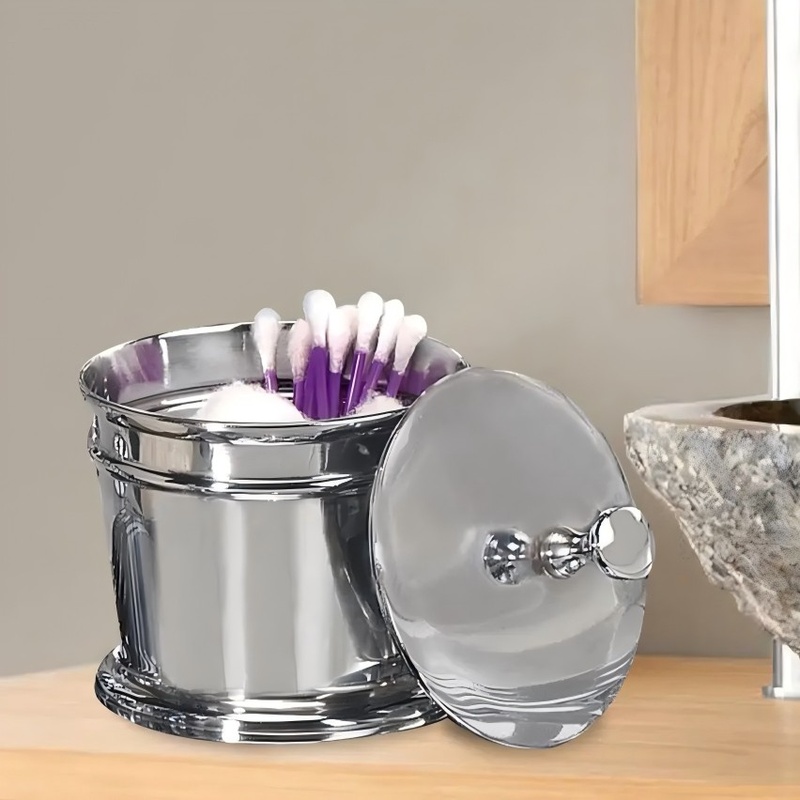 Chrome Finish Stainless Steel  – Bath Salts Jar recenzja i cena