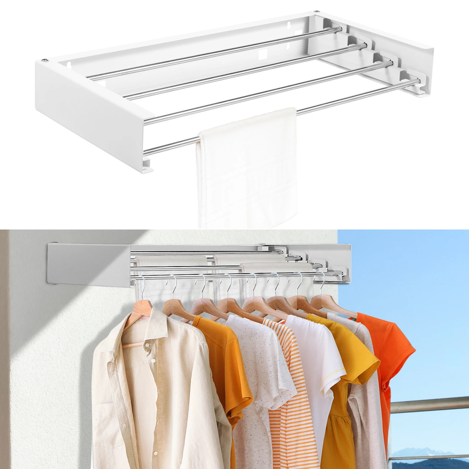 Folding Clothes Hanger Stainle – Towel Bar Stainless recenzja i cena