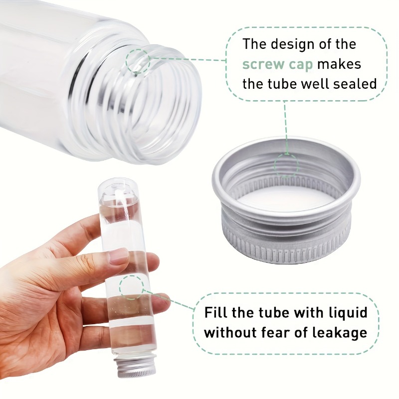 25pcs Plastic Transparent Tube – Bath Salts Jar recenzja i cena