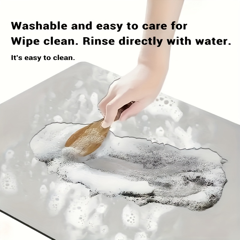 L-Shaped Non-Slip Floor Mat fo – Home Bathroom Mats recenzja i cena